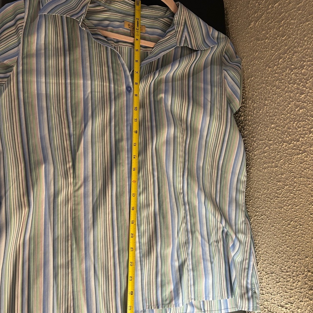 Gold Label Westbound Shirt Women's 18 ButtonUp Long Sleeve Blouse Y2K Minimalist - Picture 11 of 11